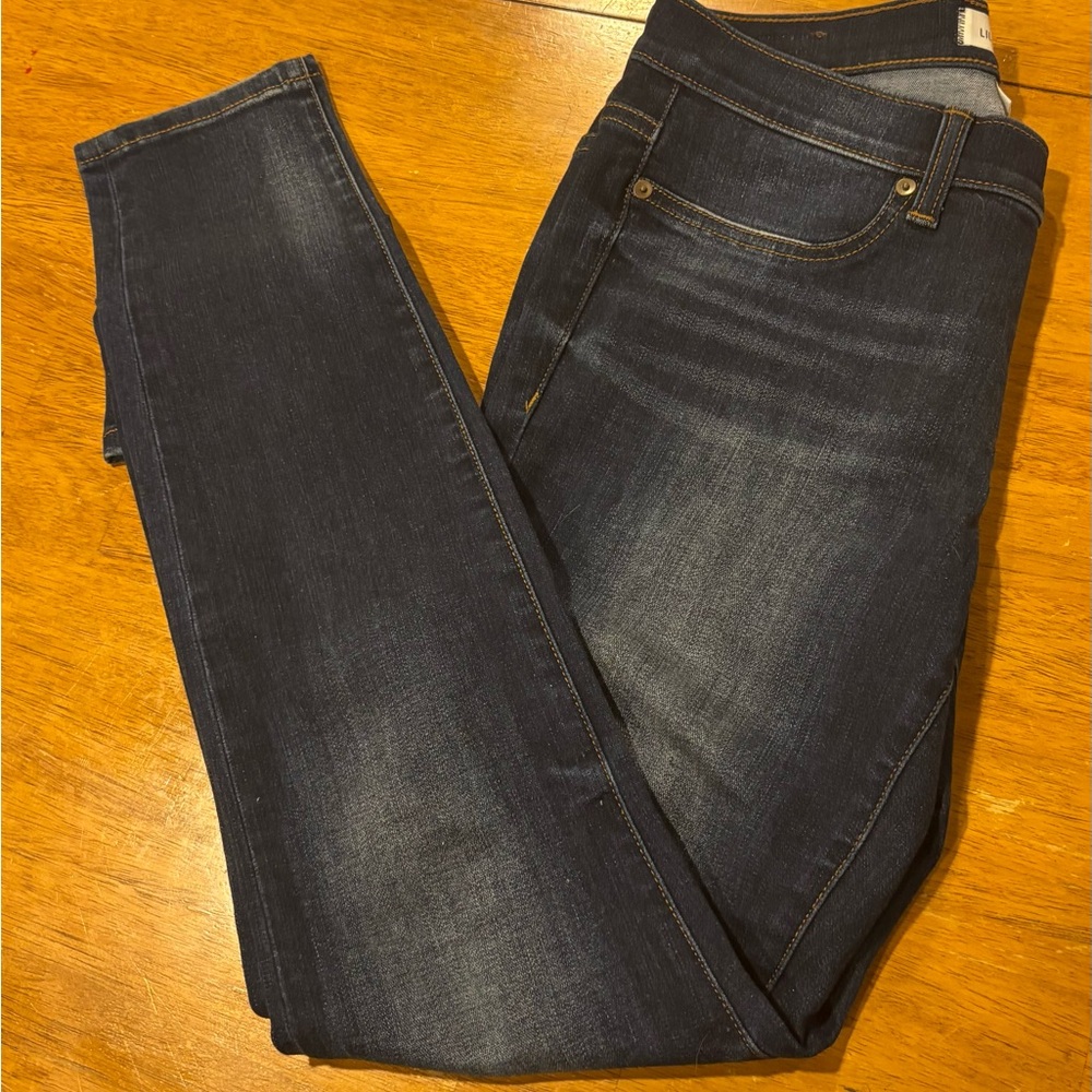 LILA RYAN Women’s Skinny Jeans - Dark Wash Blue - Picture 6 of 11